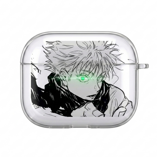 Jujutsu Kaisen Gojo Green Eye Airpod Case