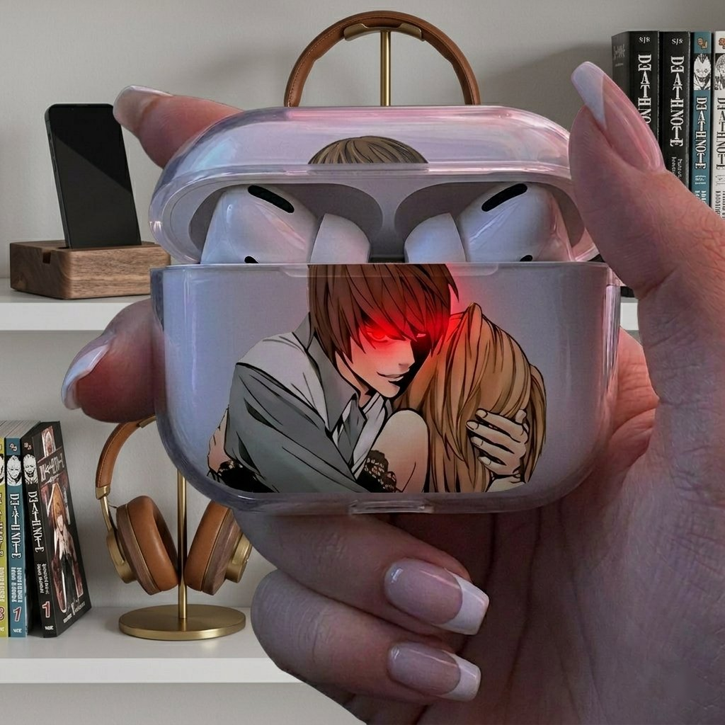 Death Note Light & Misa Airpod Case